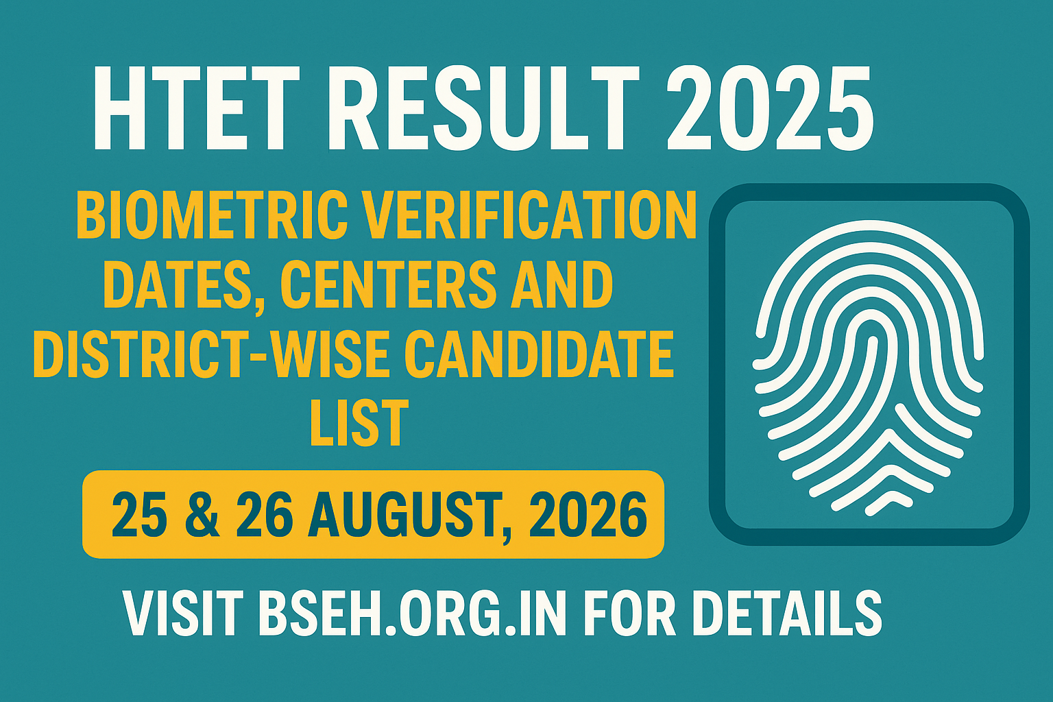 HTET RESULTS 2025